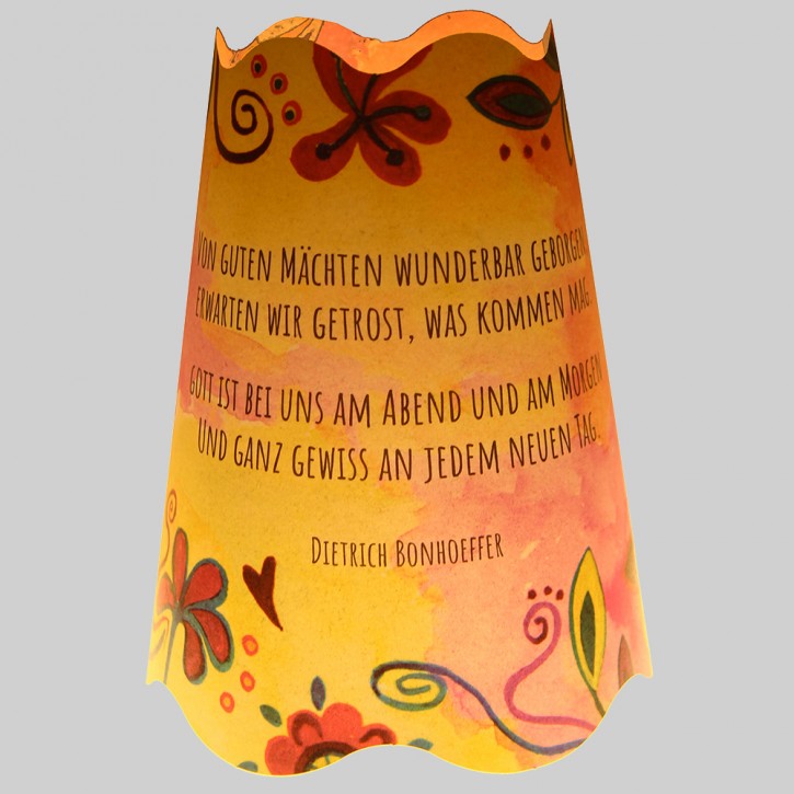Lampenschirm Blumenmotiv