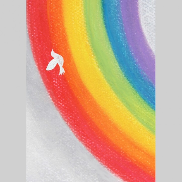 Symbol-Sticker Regenbogen