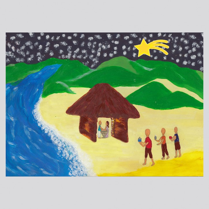 Postkarte kubanische Weihnacht