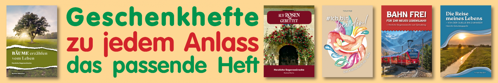 Geschenkhefte - Zu jedem Anlass das passende Heft