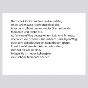 224+ Schottischer Regenbogen mit Innentext