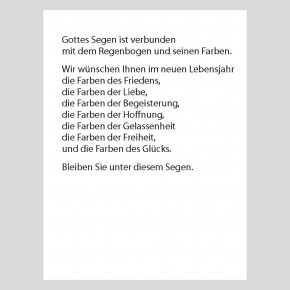 263+ Kreuz Lebensfarben mit Innentext