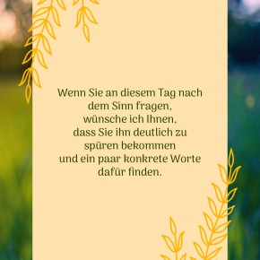 Gute Wünsche - Zum Geburtstag