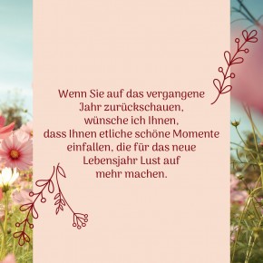 Gute Wünsche - Zum Geburtstag