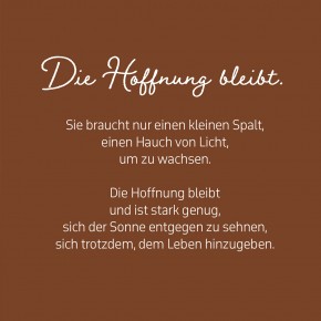 Mit herzlicher Anteilnahme - Zur Trauer