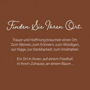 Mit herzlicher Anteilnahme - Zur Trauer