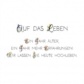 Zum Geburtstag - Herzliche Grüße