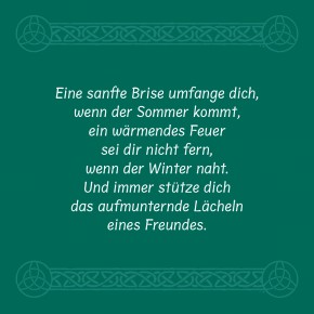 Irische Segenswünsche - Alle Tage Liebe & Lachen