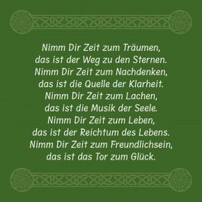 Irische Segenswünsche - Alle Tage Liebe & Lachen