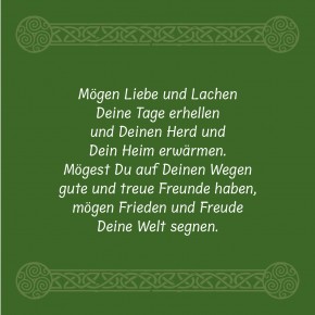 Irische Segenswünsche - Alle Tage Liebe & Lachen