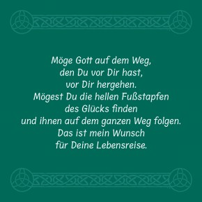 Irische Segenswünsche - Alle Tage Liebe & Lachen