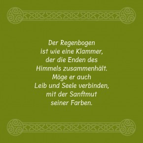 Irische Segenswünsche - Alle Tage Liebe & Lachen