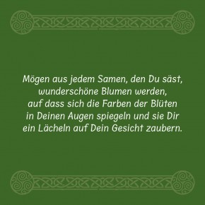 Irische Segenswünsche - Alle Tage Liebe & Lachen