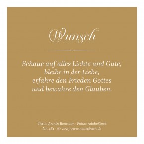 Herzliche Segenswünsche - Zum Geburtstag