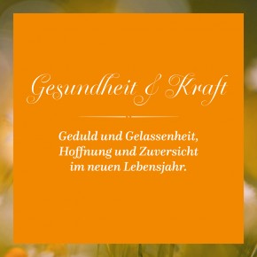 Herzliche Segenswünsche - Zum Geburtstag