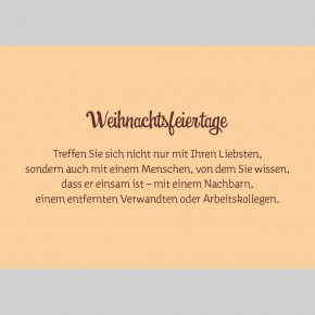 Gute Taten in der Weihnachtszeit