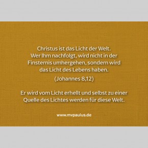 Auf dem Weg zum Licht