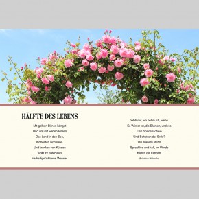 Auf Rosen gebettet
