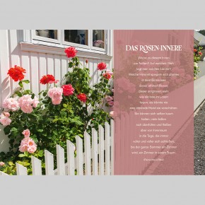 Auf Rosen gebettet