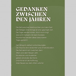 Gedanken von Weihnachten her