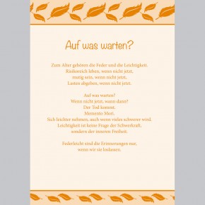 Von der Leichtigkeit